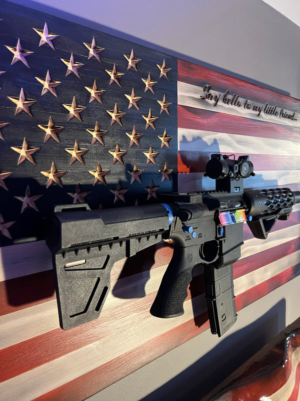 Rifle Mount 36" Flag (AR15)